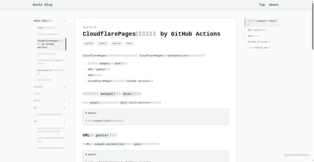 Security scan screenshot of https://mupy.pages.dev/mupy_003/