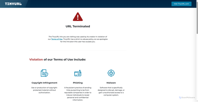 Security scan screenshot of https://tinyurl.com/5ffx9cnj