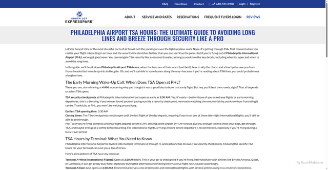 Security scan screenshot of https://www.expresspark.net/2024/10/10/philadelphia-airport-tsa-hours-the-ultimate-guide-to-avoiding-long-lines-and-breeze-through-security-like-a-pro/
