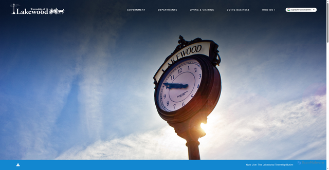 Security scan screenshot of https://www.lakewoodnj.gov/