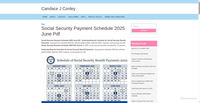 Security scan screenshot of https://candacejconleyc.pages.dev/qyhck-social-security-payment-schedule-2025-june-pdf-vjnlw/