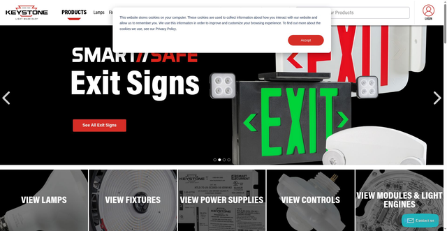 Security scan screenshot of https://keystonetech.com