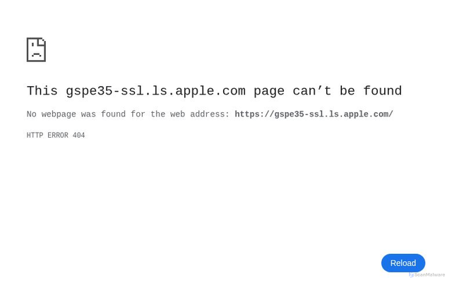 Security scan screenshot of https://gspe35-ssl.ls.apple.com/