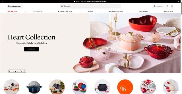 Security scan screenshot of https://www.lecreuset.com