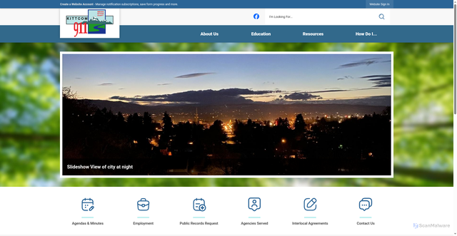 Security scan screenshot of https://kittcom.gov/