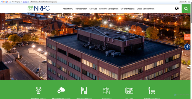 Security scan screenshot of https://www.nashuarpc.gov/