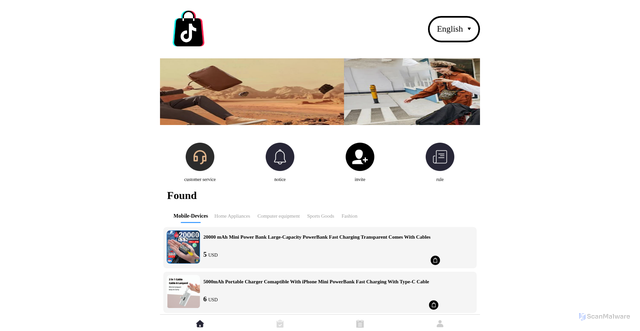 Security scan screenshot of http://tkmallvip.com/