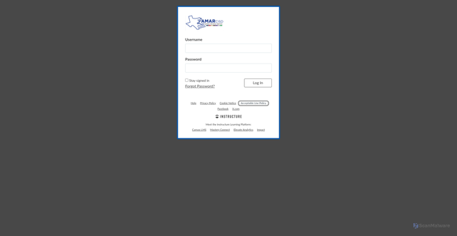 Security scan screenshot of https://lcisd.instructure.com