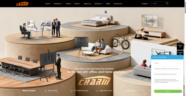 Security scan screenshot of https://www.charmtvmount.com