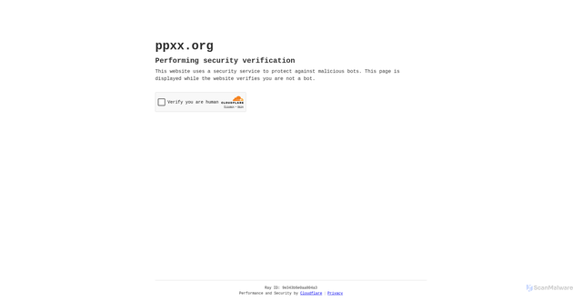 Security scan screenshot of https://ppxx.org