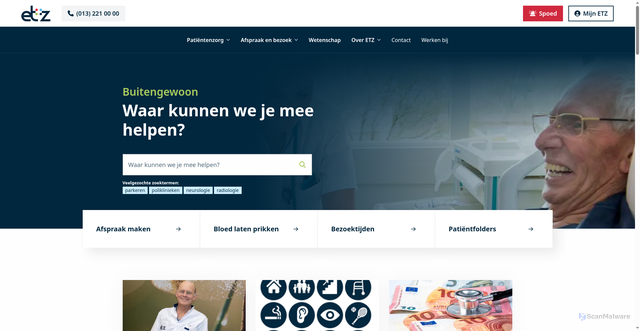 Security scan screenshot of https://etz.nl
