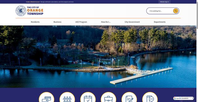 Security scan screenshot of https://orangenj.gov/