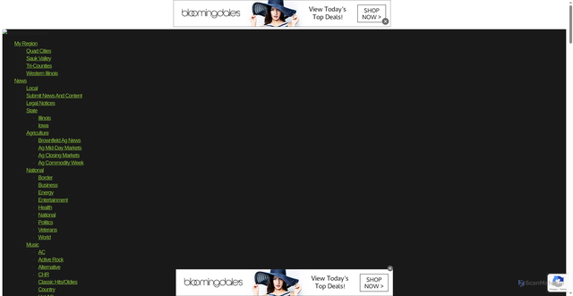 Security scan screenshot of https://www.regionalmedianews.com/news/national/business/shopify-down-for-thousands-of-users-on-cyber-monday/