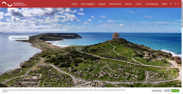 Security scan screenshot of https://monteprama.it/