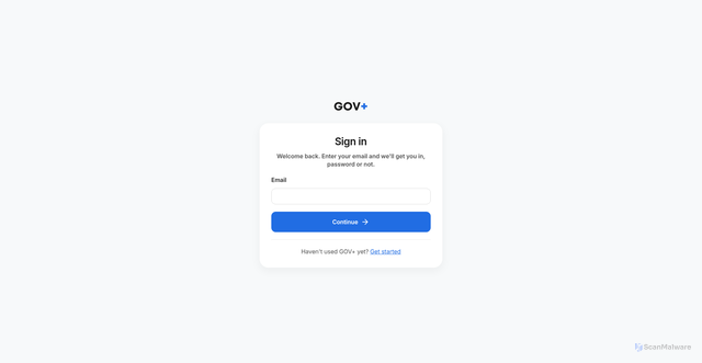 Security scan screenshot of https://dashboard.govplus.com