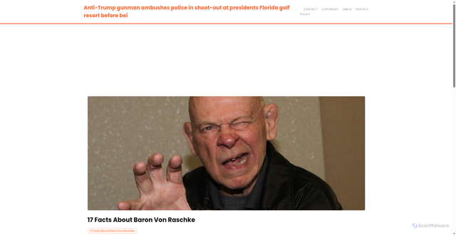 Security scan screenshot of https://ceritamodernstories-dpkbqqgk6sp8.edgeone.app/17-facts-about-baron-von-raschke.html