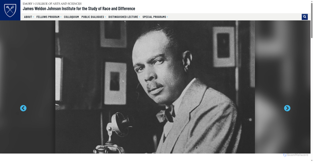 Security scan screenshot of https://jamesweldonjohnson.emory.edu