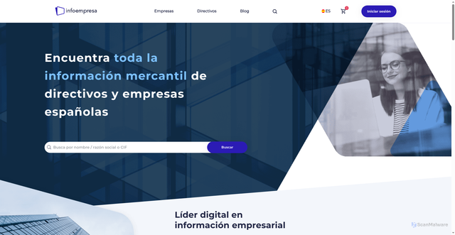 Security scan screenshot of https://www.infoempresa.com