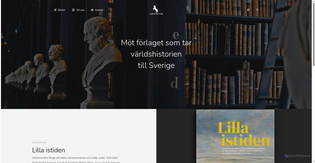 Security scan screenshot of https://lopinita.se
