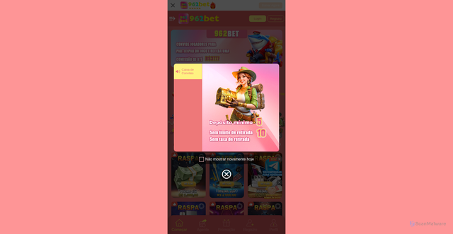 Security scan screenshot of https://962-bet.com/