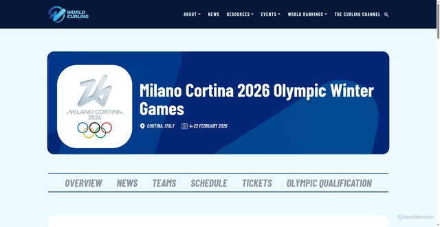 Security scan screenshot of https://worldcurling.org/events/olympics/