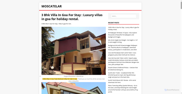 Security scan screenshot of https://raletasom.pages.dev/posts/3-bhk-villa-in-goa-for-stay/