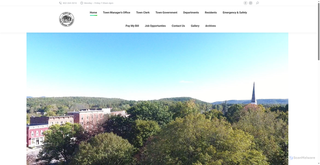 Security scan screenshot of https://fairhavenvt.gov/
