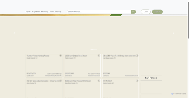 Security scan screenshot of https://farmandranch.com