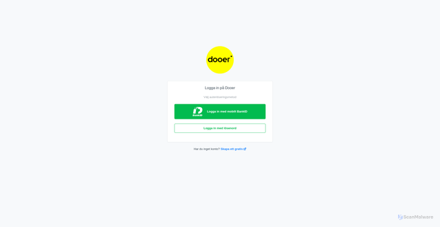 Security scan screenshot of https://go.dooer.com/