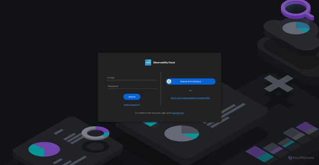 Security scan screenshot of https://app.us1.signalfx.com