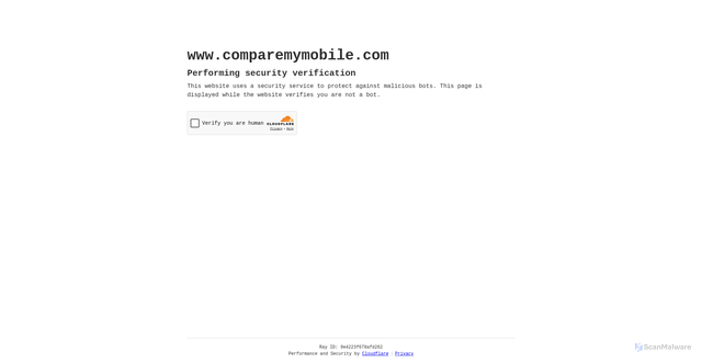 Security scan screenshot of https://comparemymobile.com