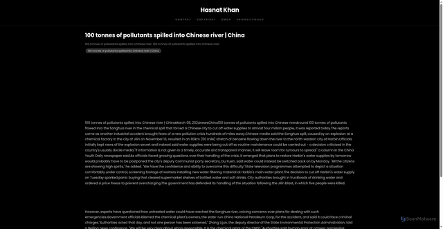 Security scan screenshot of https://jagatwaveconnect-dpz8ar5xjne4.edgeone.app/100-tonnes-of-pollutants-spilled-into-chinese-river-china.html