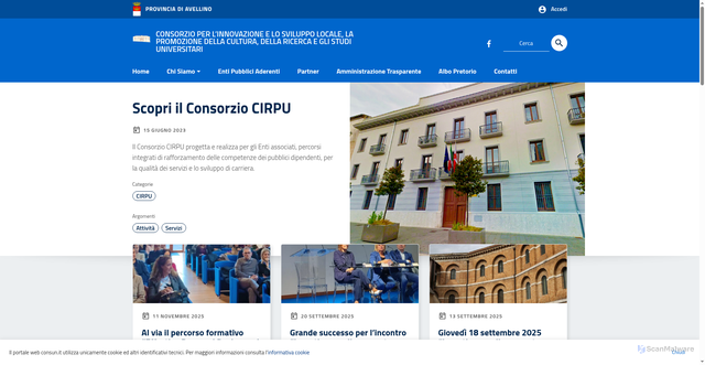 Security scan screenshot of https://www.consun.it/