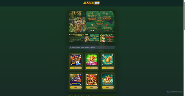 Security scan screenshot of https://bwenasgaming777.com/njlizt