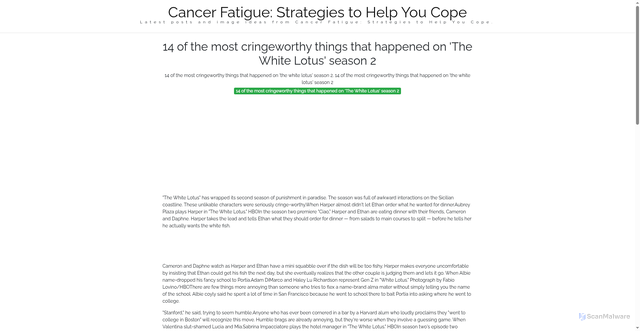 Security scan screenshot of https://kwpowerteamblog-81cd21358b-dpmc2xtkw4cz.edgeone.dev/14-of-the-most-cringeworthy-things-that-happened-on-the-white-lotus-season-2.html