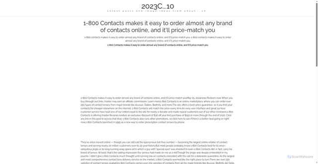 Security scan screenshot of https://pikselmotionline-dpiuf3ygir9m.edgeone.app/1-800-contacts-makes-it-easy-to-order-almost-any-brand-of-contacts-online-and-itll-price-match-you.html