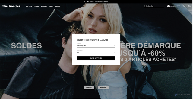 Security scan screenshot of https://www.thekooples.com