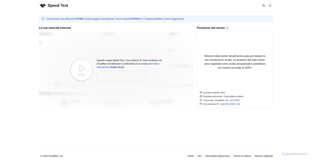 Security scan screenshot of https://jade-heron-db03.pages.dev/it-it