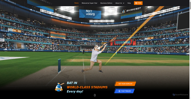 Security scan screenshot of https://ib.cricket/