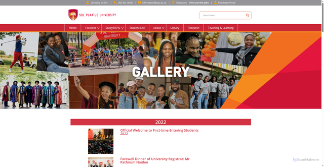 Security scan screenshot of https://solplaatjeuni.com/index.php/gallery-copy/