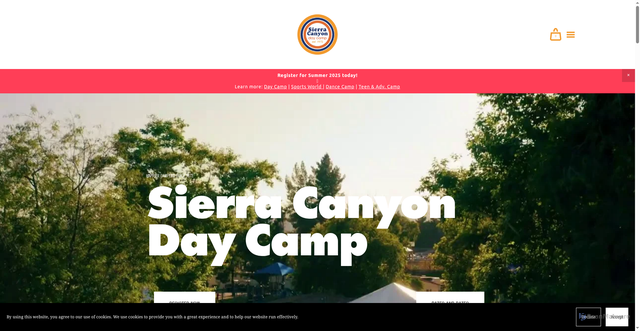 Security scan screenshot of https://sierracanyondaycamp.com/