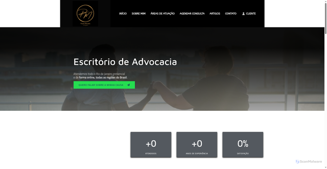 Security scan screenshot of https://professorpaulomoraes.com
