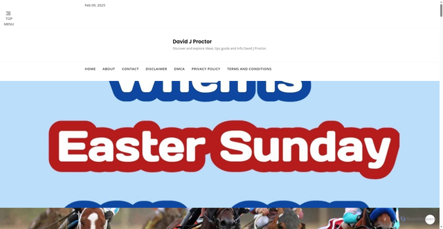 Security scan screenshot of http://davidjproctorb.pages.dev/