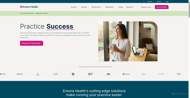 Security scan screenshot of https://datafinch.com