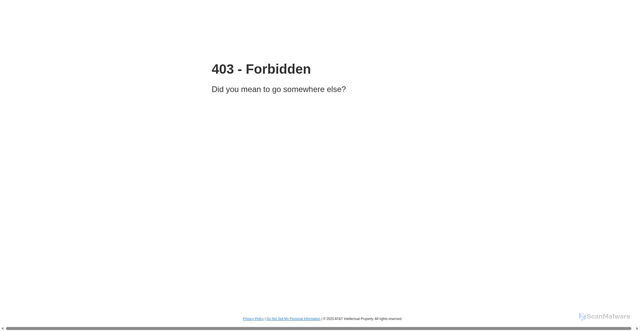 Security scan screenshot of https://test-security-conference.att.com