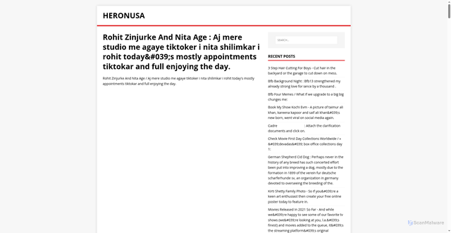 Security scan screenshot of https://asunoreh.pages.dev/posts/rohit-zinjurke-and-nita-age/