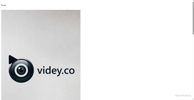 Security scan screenshot of https://threads-link-mahzxoltb9.edgeone.app/