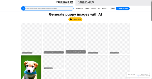 Security scan screenshot of https://puppiesai.com