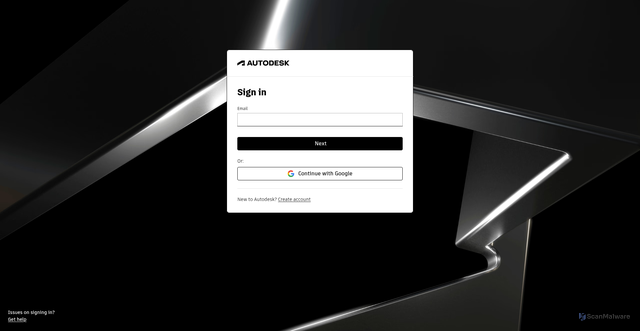 Security scan screenshot of https://b360.autodesk.com