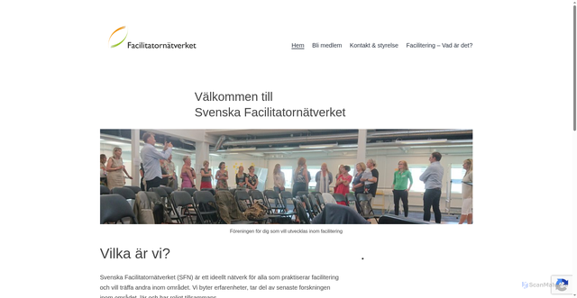 Security scan screenshot of https://facilitatornatverket.se